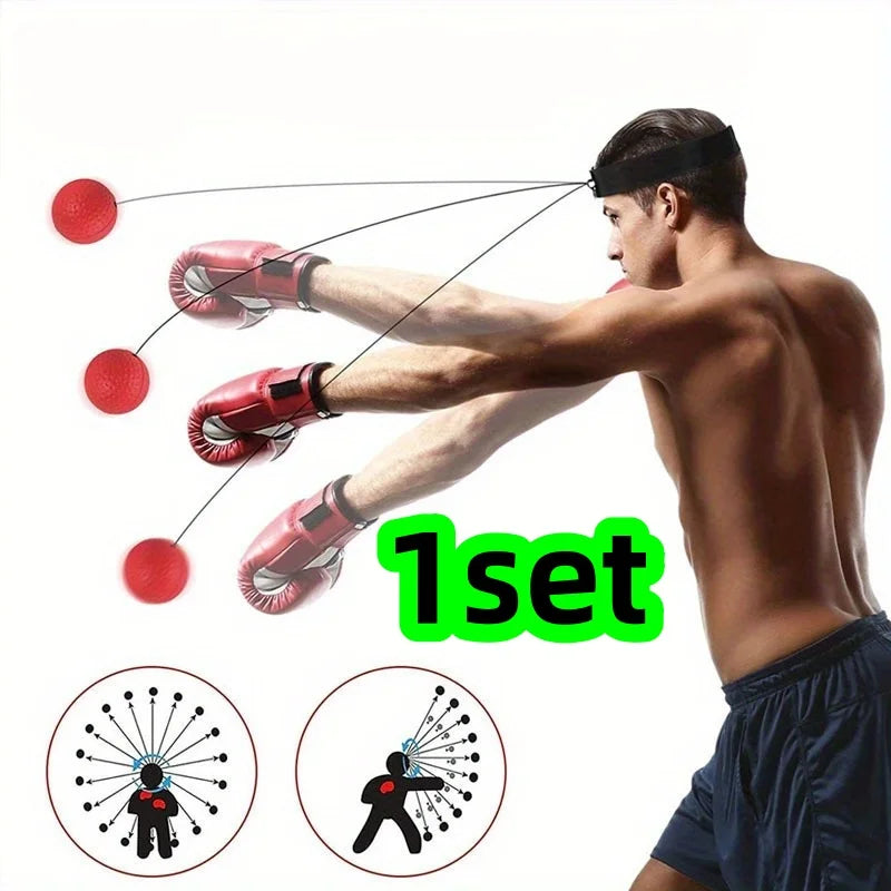 Head-Mounted Reaction Balls, Red Set