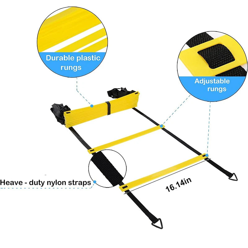6M 12 Rung Speed Agility Ladder Training Set