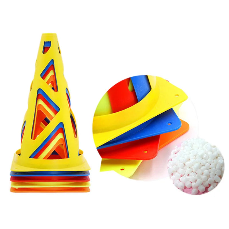 Soccer Cones Sign Disc Skates Agility Field Marker Football Gym