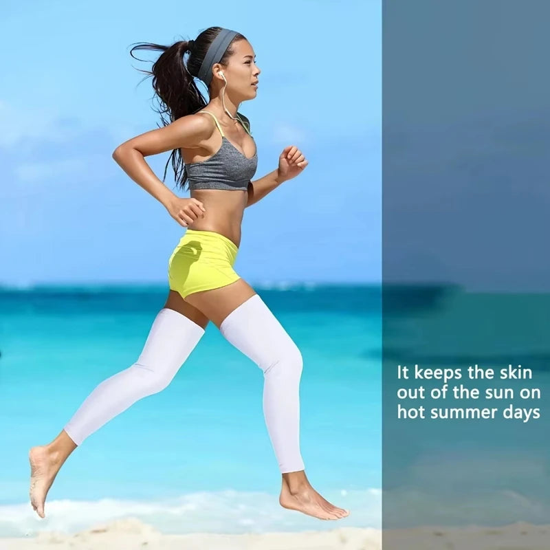 Summer Sun Protection Leg Cover High Elastic Knee Pad