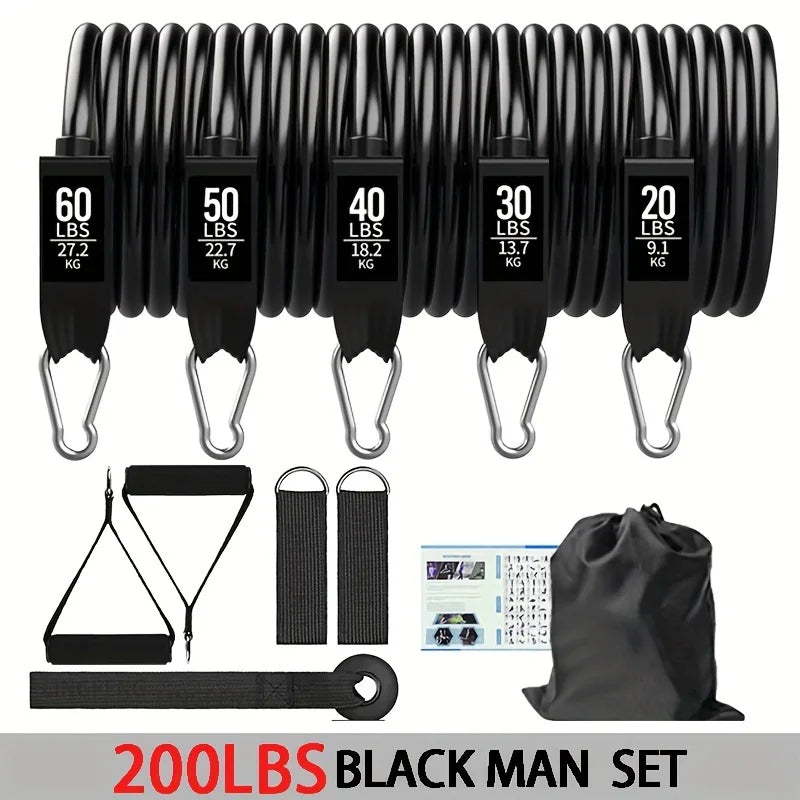 Strength Training Wrapped Resistance Band Set
