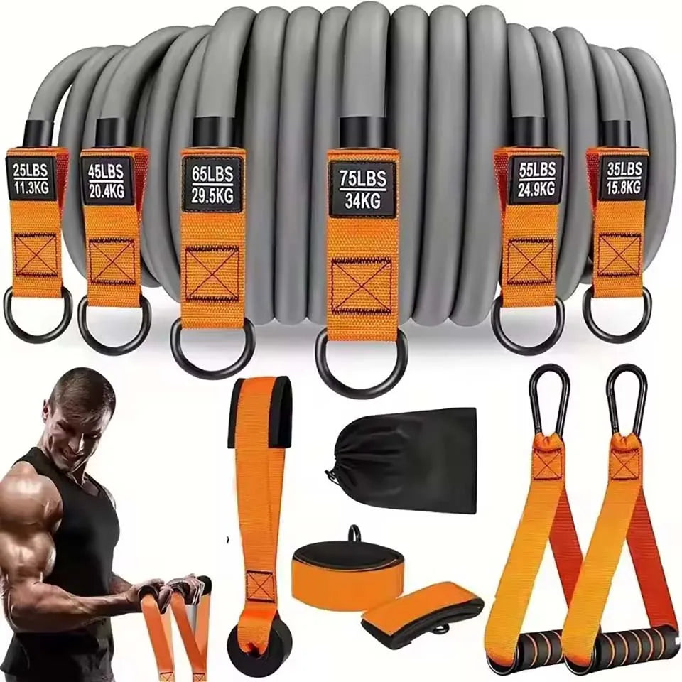 12 piece high-strength tension rope training set