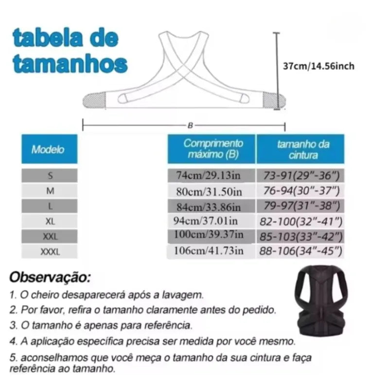 1 Reinforced Belt Posture Corrector Vest