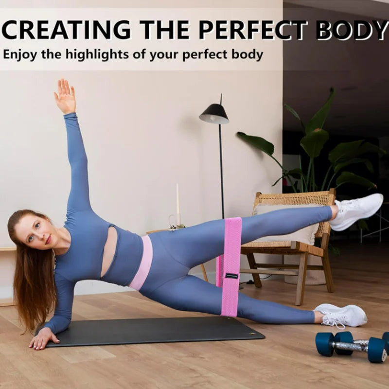 Yoga And Fitness Resistance Bands 3 Lengths Available Suitable