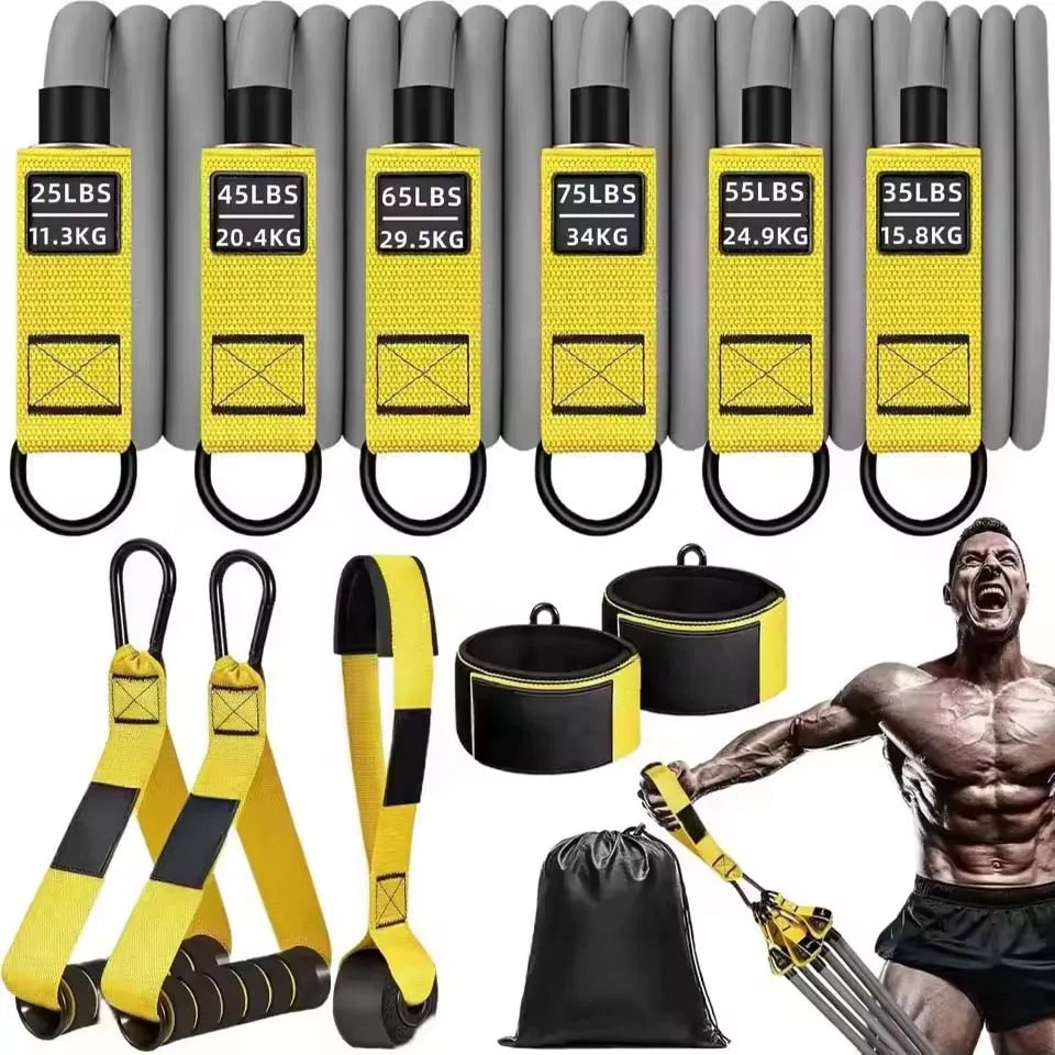 12 piece high-strength tension rope training set