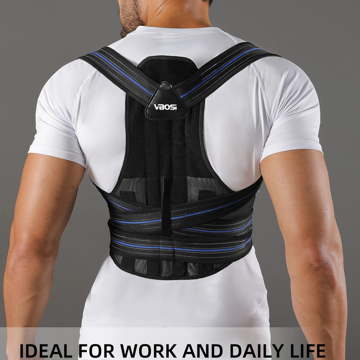 Women Men Adjustable Breathable Back Support