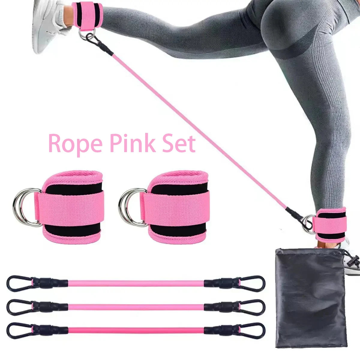 Resistance Band Set Workout Exercise Equipments