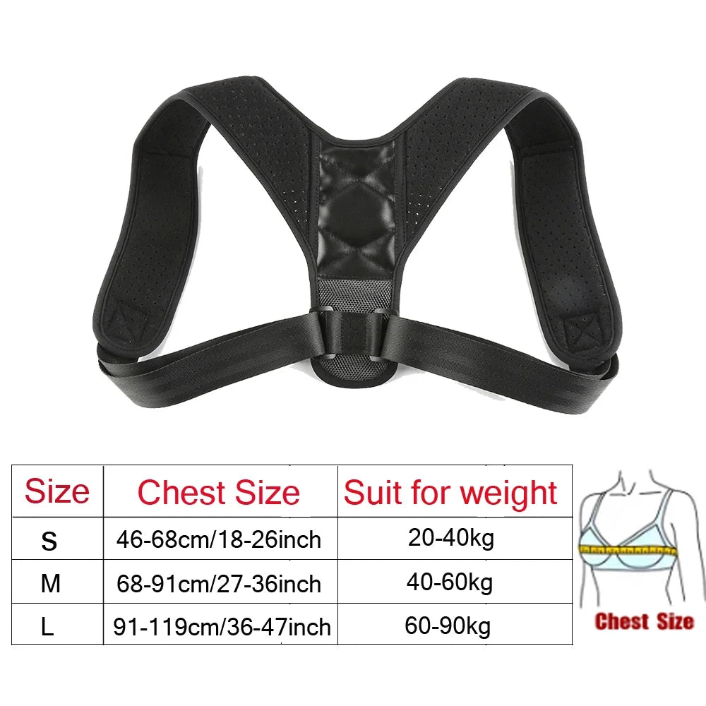 Back Shoulder Posture Corrector Adjustable Belt