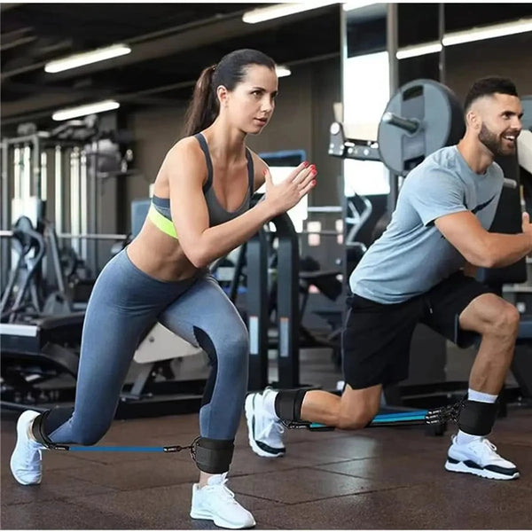 Resistance Band Set Workout Exercise Ankle Straps Fitness