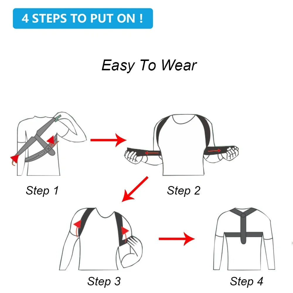Back Posture Correction Belt Hunchback Corrector