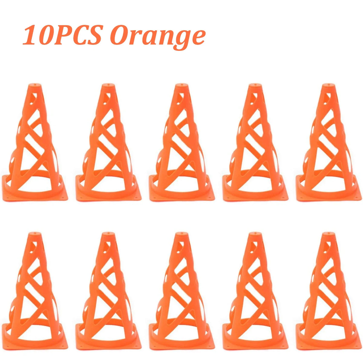 Soccer Training Cones Flexible Plastic Agility Cones