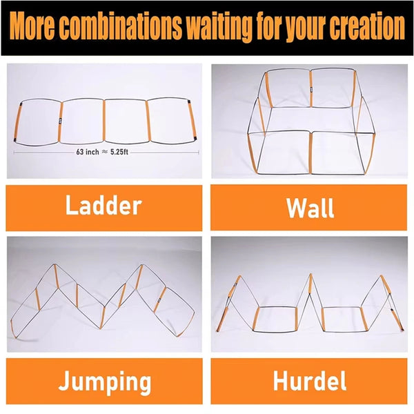 Multifunctional Foldable Agility Ladder  Training