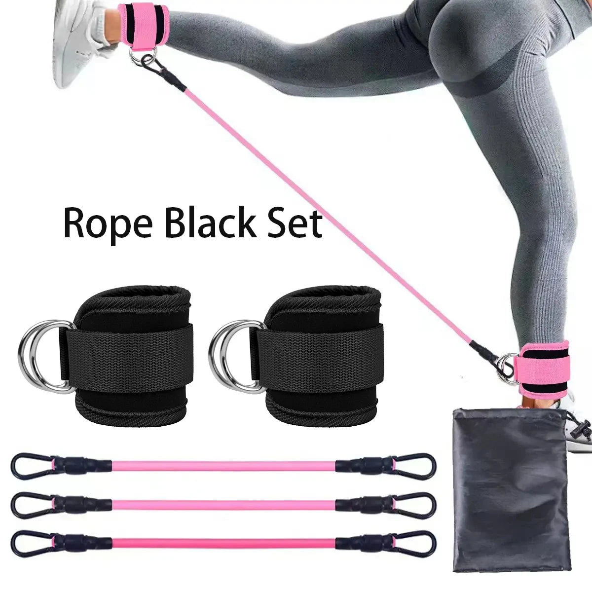 Resistance Band Set Workout Exercise Equipments