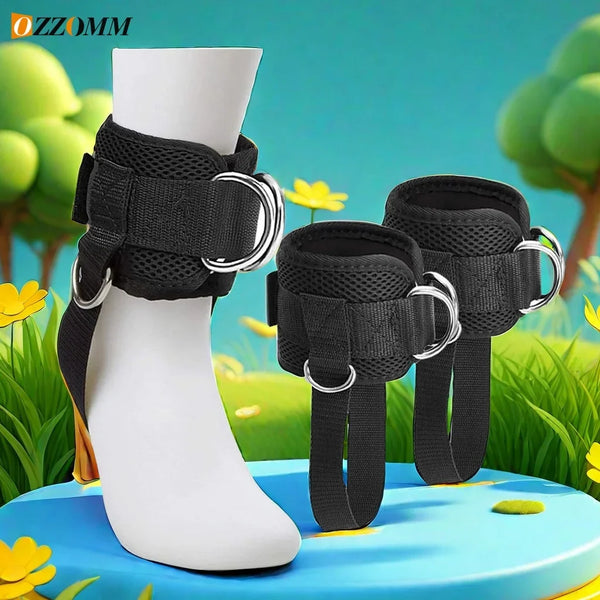 Resistance Band D-Ring Ankle Strap Trainer Fitness