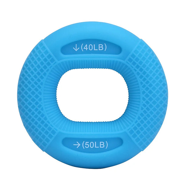 Silicone Adjustable Hand Grip 20-80LB Gripping Ring Finger