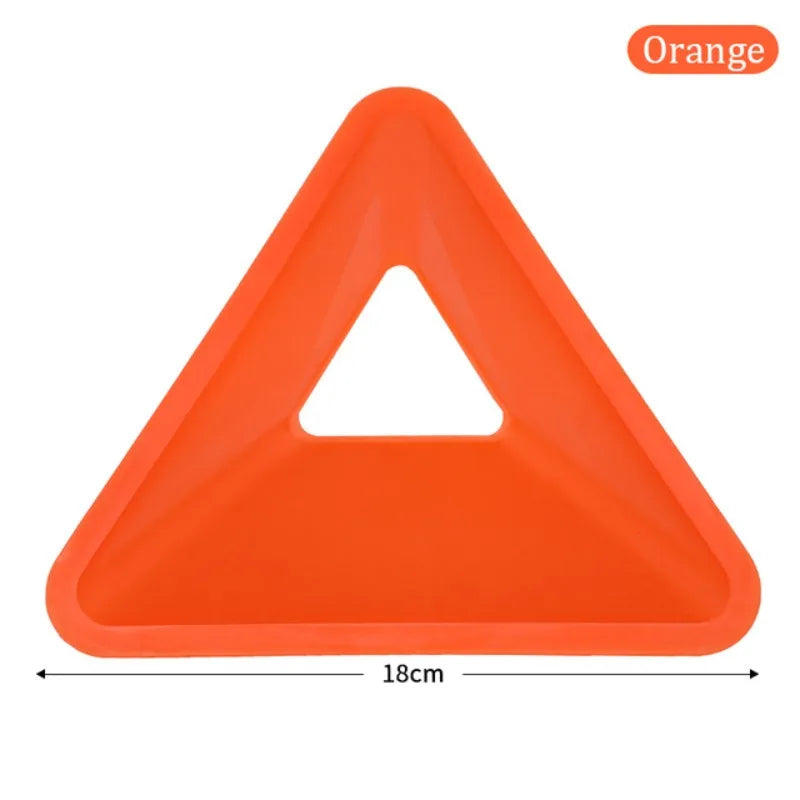 Random Color Soccer Training Cones Triangle Football Agility