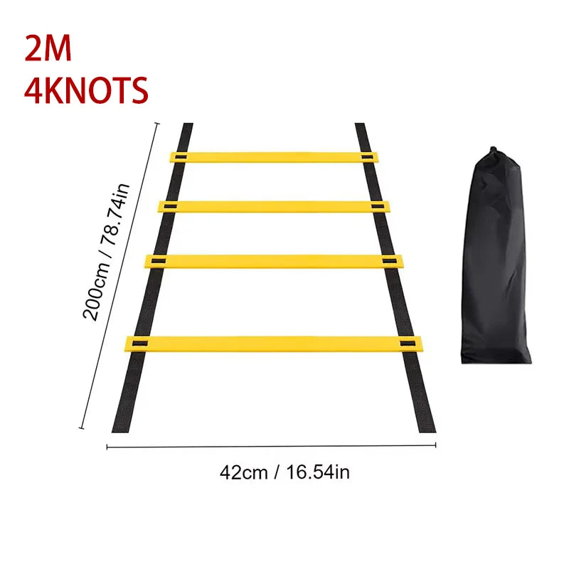 Sports Agility Ladder Football Adjustable Nylon Strap