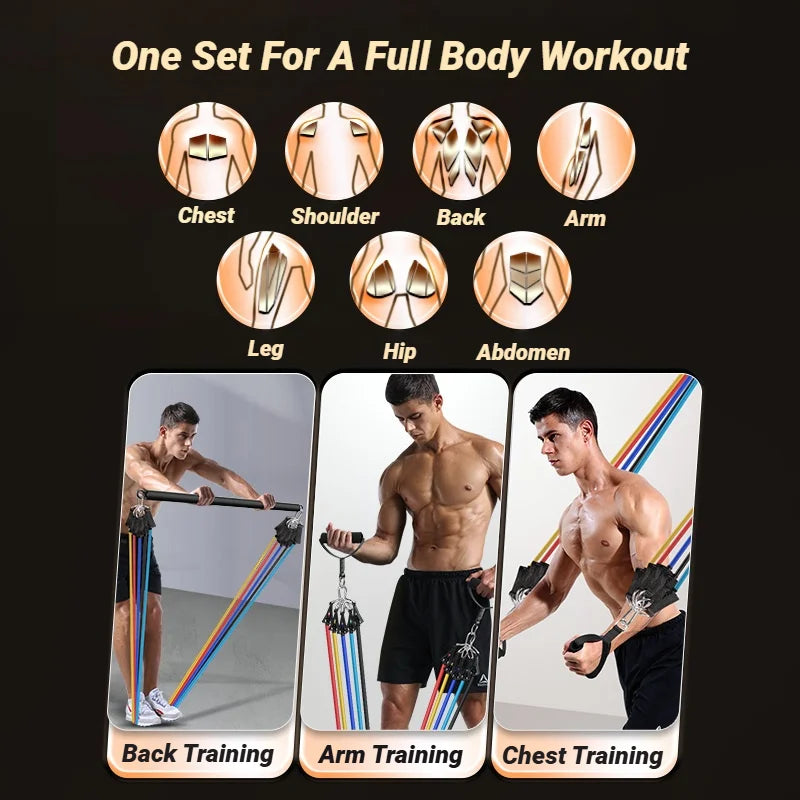 Pull Rope Resistance Bands Portable Fitness Equipment