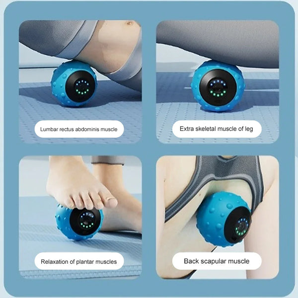 New Vibrating Massage Ball Electric Fascia Ball