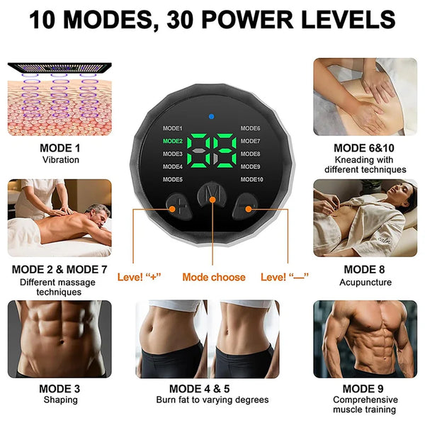 Ab Toning Belt Muscle Toner EMS Electronic Muscle Stimulator