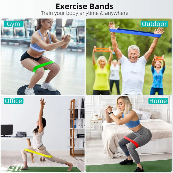 Different Resistance Bands Yoga Band Fitness Exercise Training