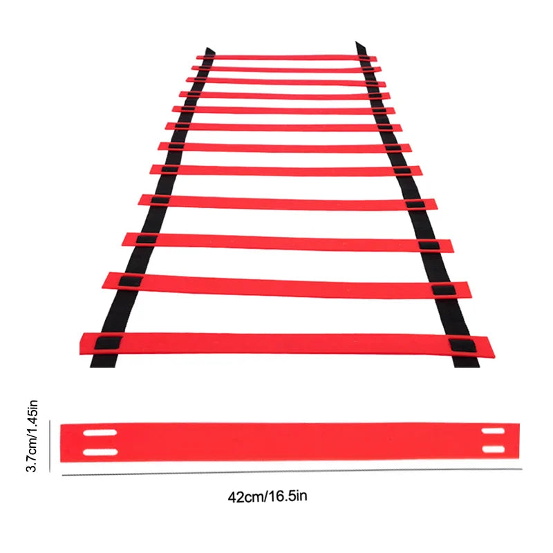 Sports Agility Ladder Football Adjustable Nylon Strap