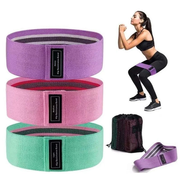 Yoga And Fitness Resistance Bands 3 Lengths Available Suitable