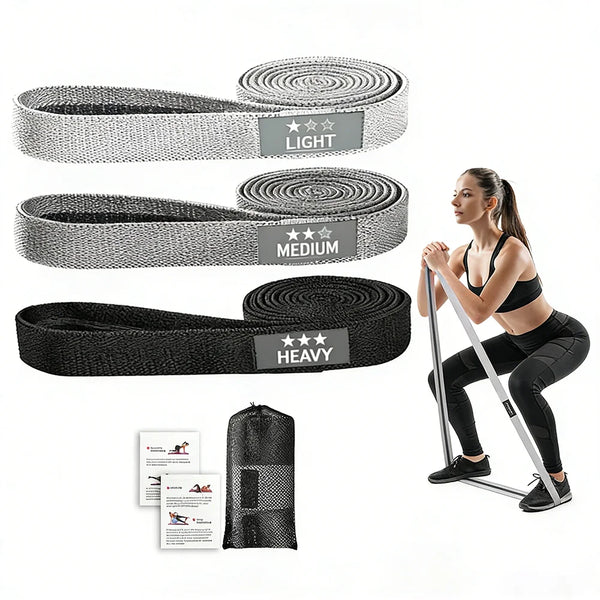 Long Fabric Resistance Loop Band for Full Body Exercise