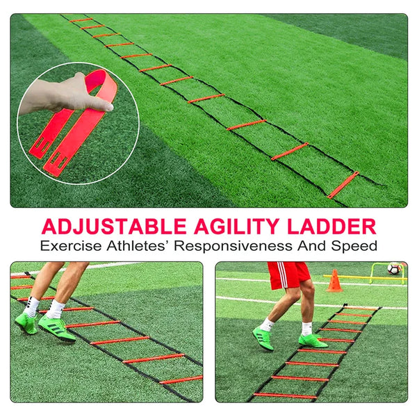 Sports Agility Ladder Football Adjustable Nylon Strap