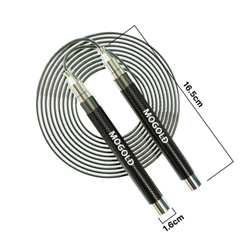 MOGOLD Metal Handle Wire Jump Rope – Ultra-Fast