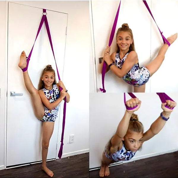 Yoga Door Leg Stretcher Leg Stretching Slack Line Belt