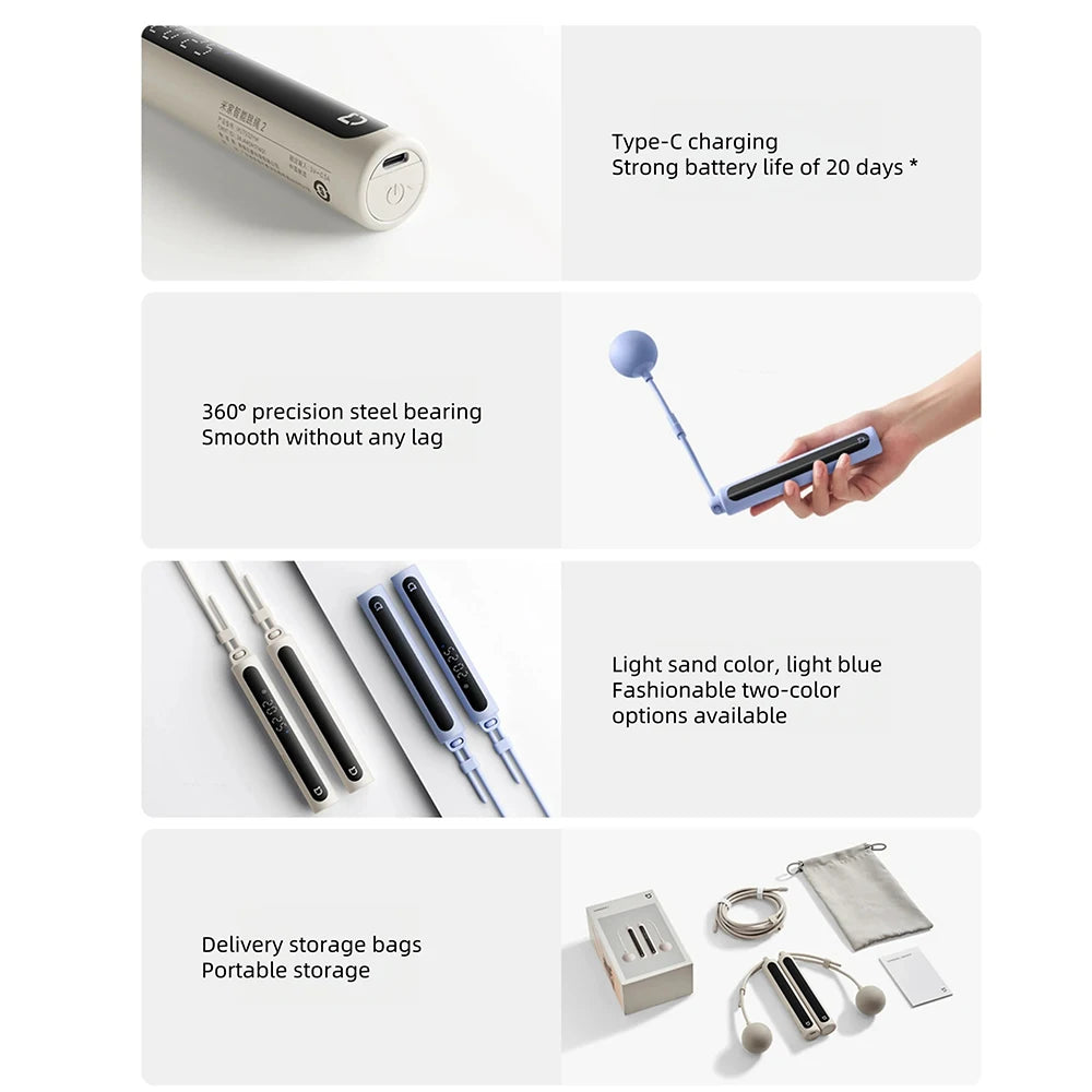 Xiaomi Mijia Smart Skipping Jump Rope 2 Digital Counter