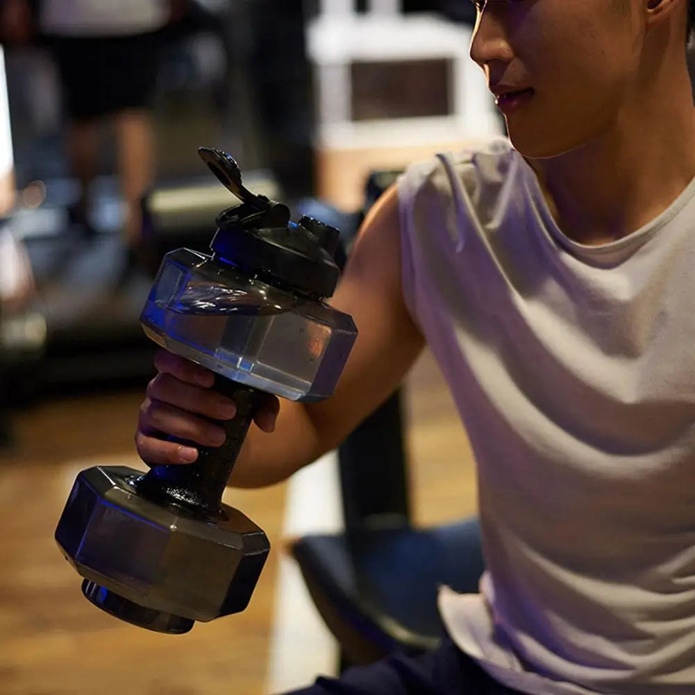 550/2600ML Dumbbell Bottle PET Dumbbell Shaped Kettle