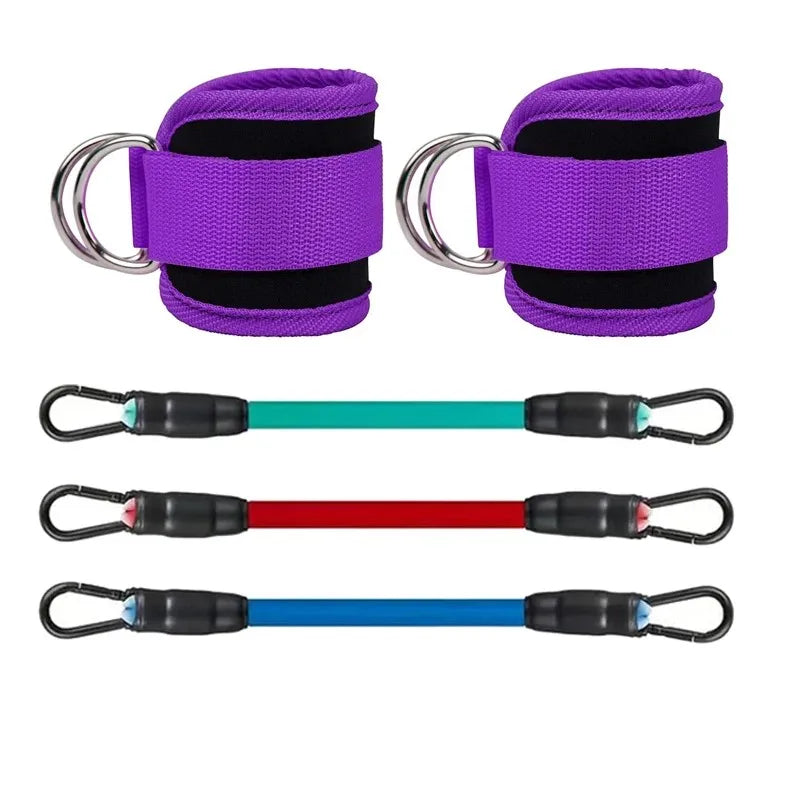 Ankle Straps Resistance Bands Set Fitness Workout