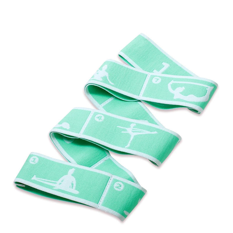 Multi-Section Elastic Yoga Resistance Bands Fitness Sport