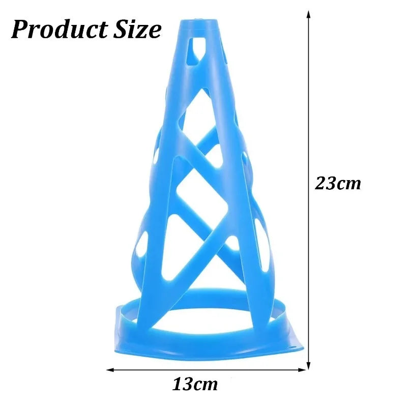 23CM Football Training Cones Soccer Sign Bucket Barrier