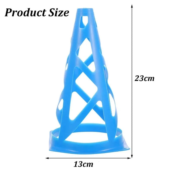 23CM Football Training Cones Soccer Sign Bucket Barrier