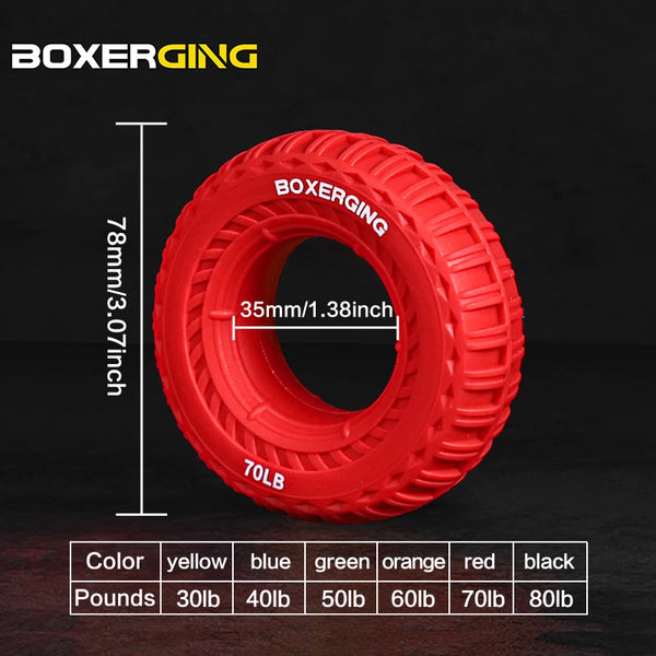 Hand Strengthener Rings 30-80Lb Grip Circle Strengthen Arm