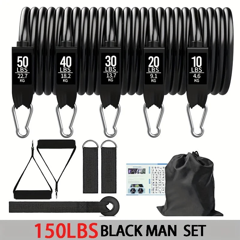 Strength Training Wrapped Resistance Band Set