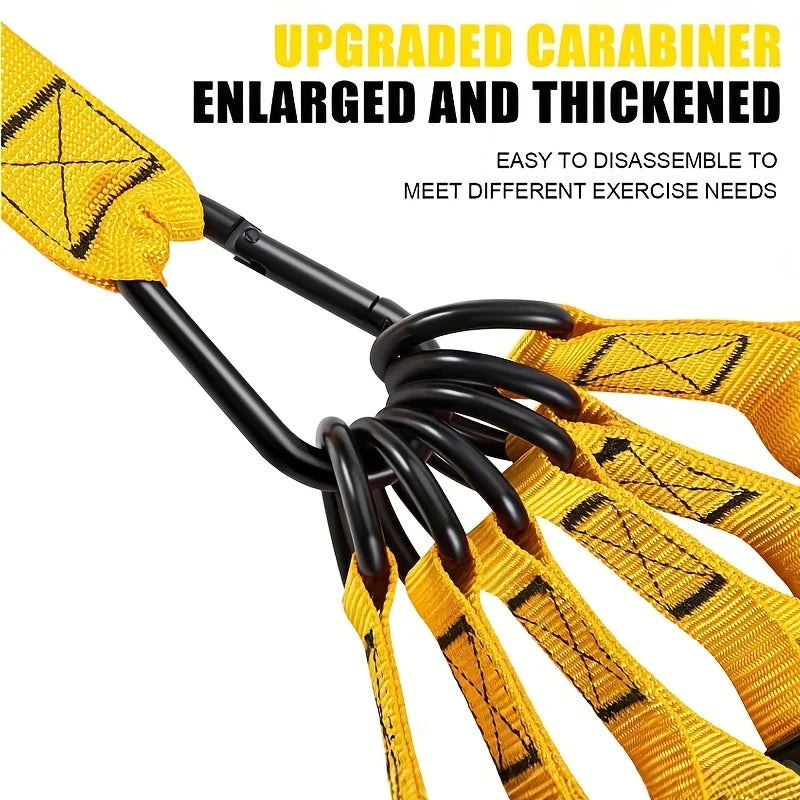 12 piece high-strength tension rope training set