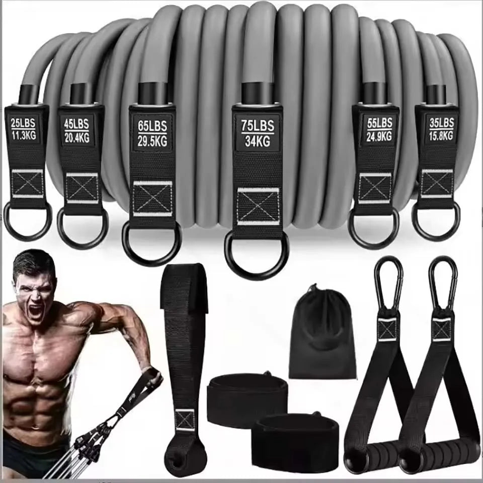 12 piece high-strength tension rope training set