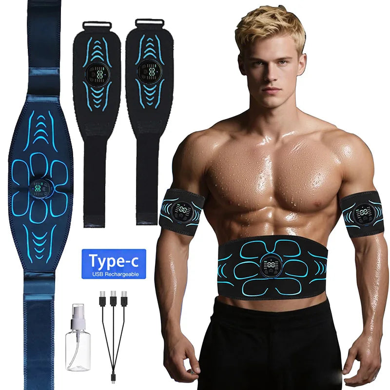 Ab Toning Belt Muscle Toner EMS Electronic Muscle Stimulator
