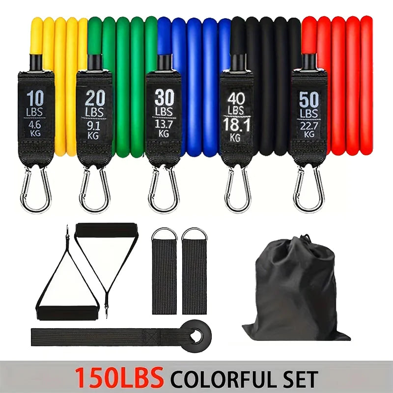 Resistance strap with handle: used for muscle training