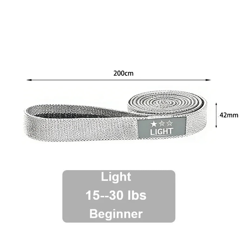 Long Fabric Resistance Loop Band for Full Body Exercise