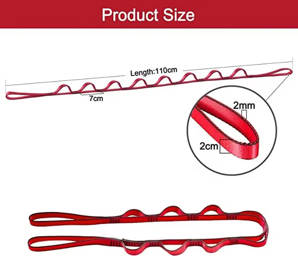 Yoga Fitness Belts Stretch Daisy Chains Extension Straps