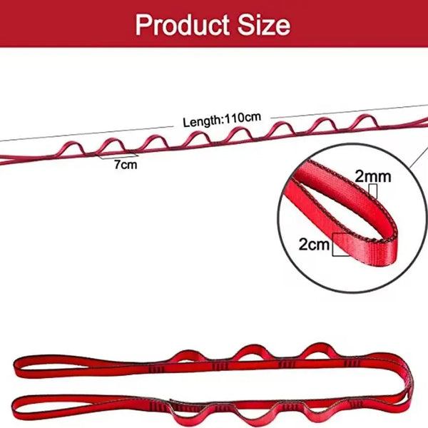 Yoga Fitness Belts Stretch Daisy Chains Extension Straps