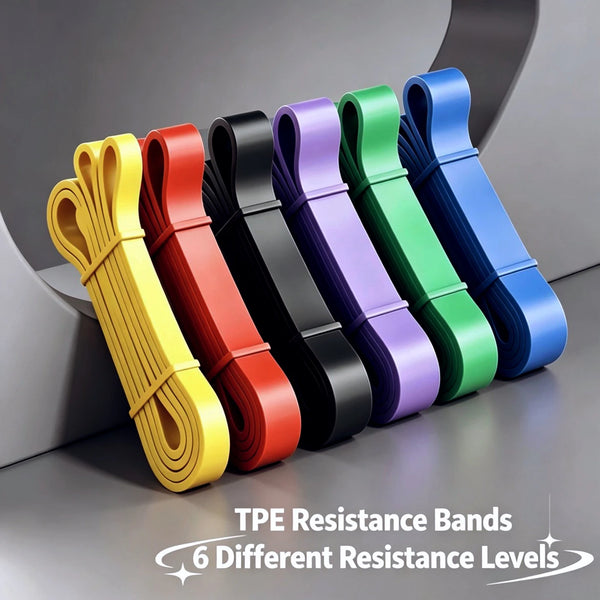 TPE Resistance Bands 6 Levels Different Strength