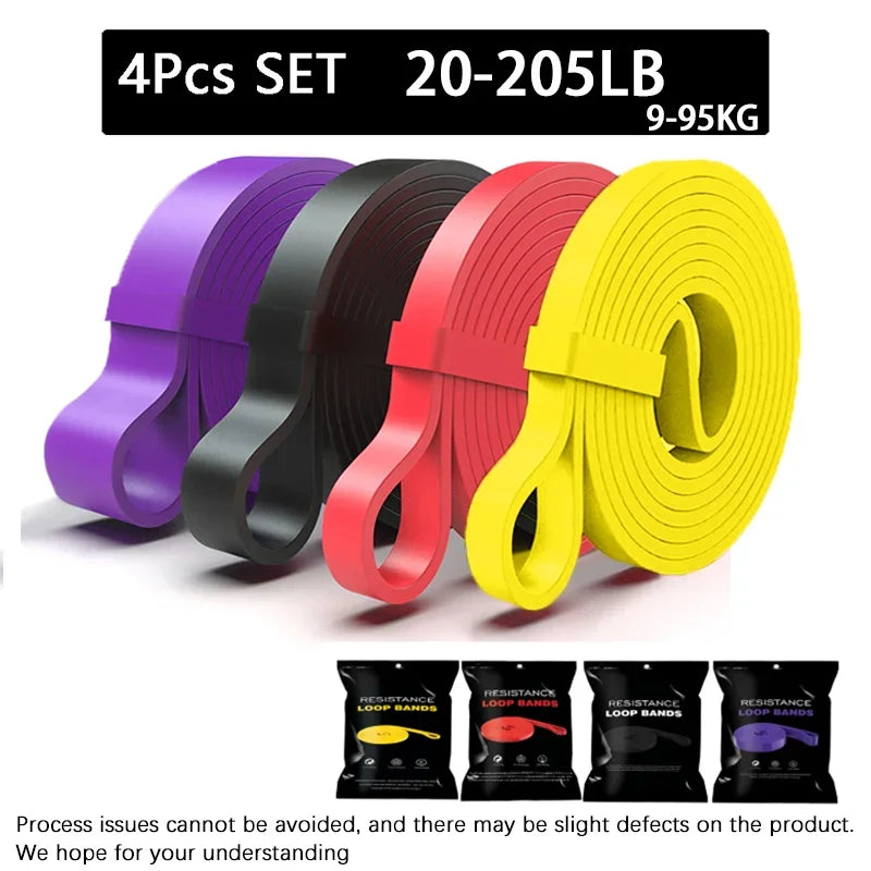 7-Level Resistance Bands Set for Pull Up Assistance