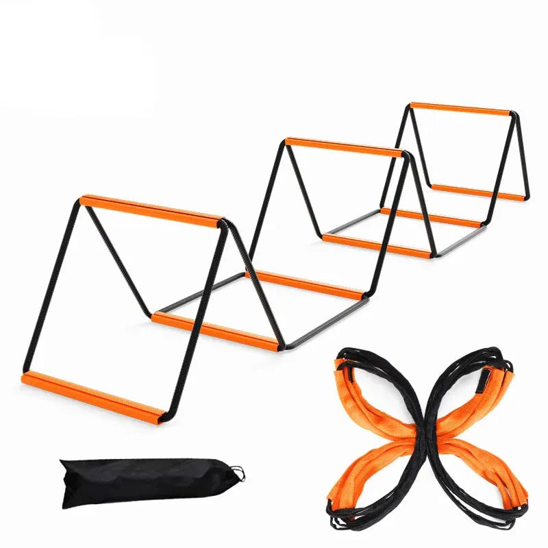 3-in-1 Soccer Training Ladder Set - Adjustable Speed Agility