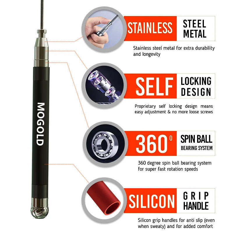 Jump rope Fitness PVC speed rope Weights gym